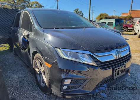 2019 Honda Odyssey Ex z USA, uszkodzony, nr VIN 5FNRL6H57KB136941